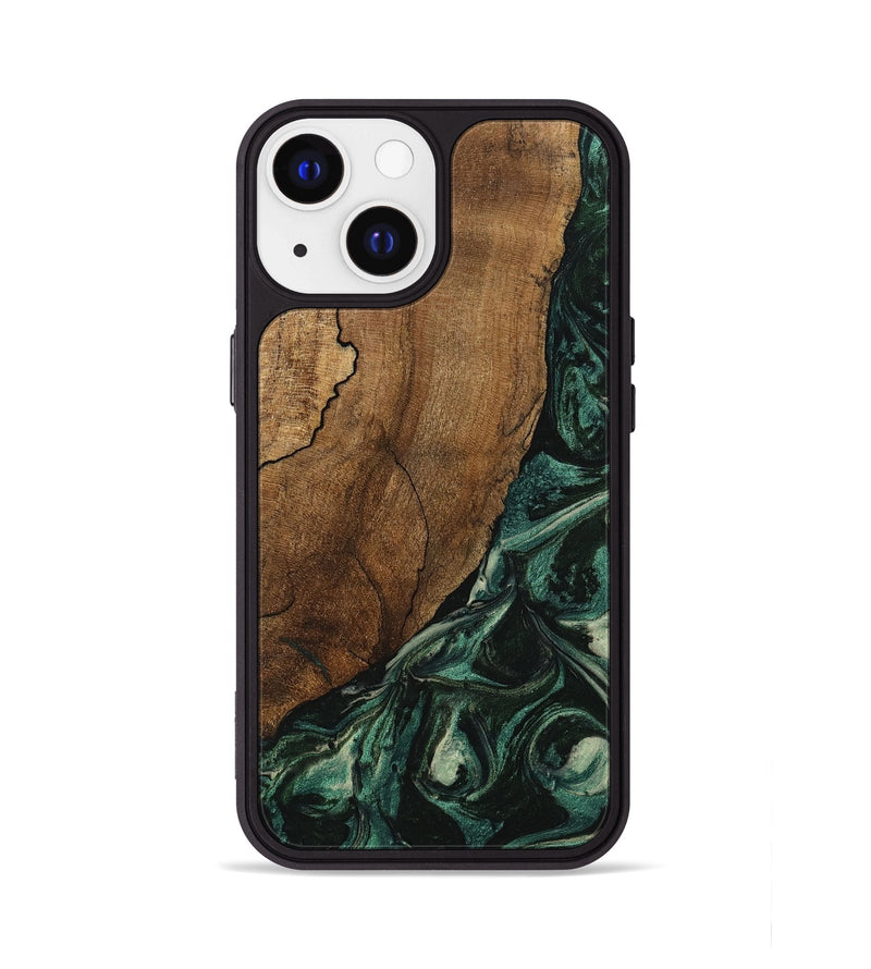 iPhone 13 Wood Phone Case - Marvel (Green, 746777)