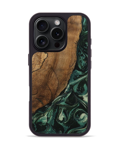 iPhone 16 Pro Wood Phone Case - Marvel (Green, 746777)