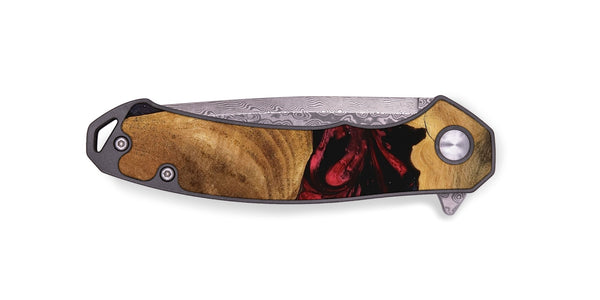 EDC Wood Pocket Knife - Ophelia (Red, 746782)