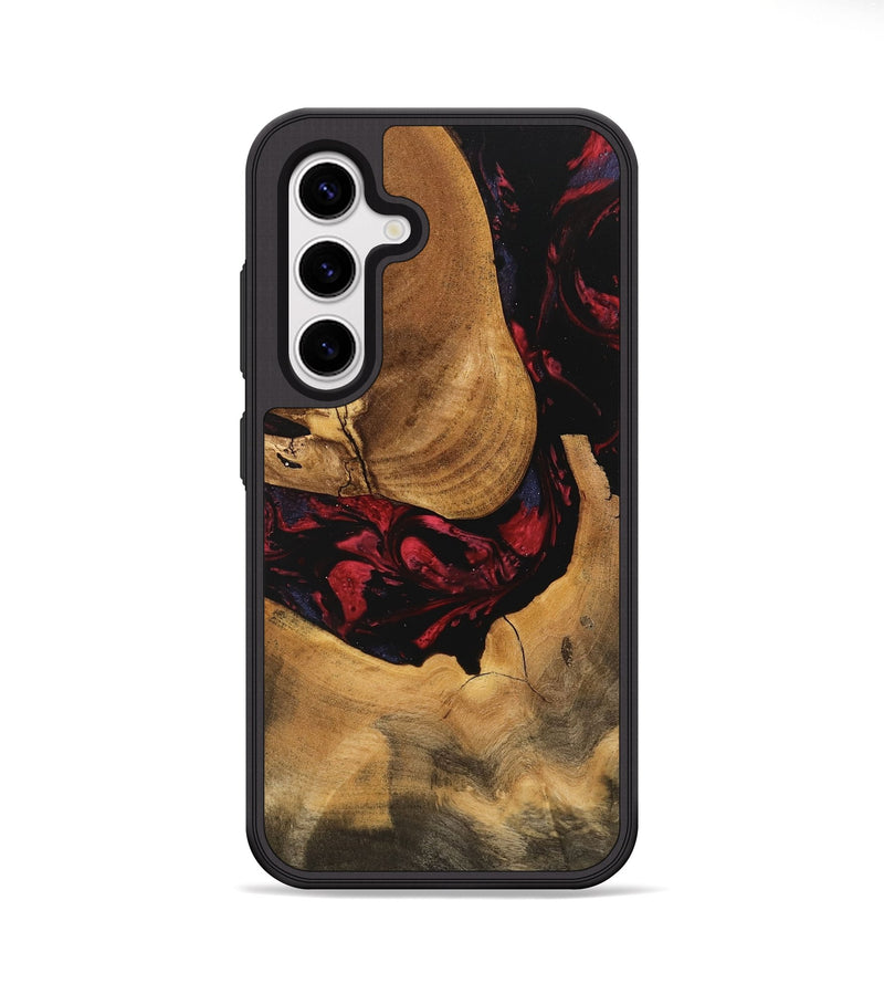 Galaxy S25 Wood Phone Case - Ophelia (Red, 746782)