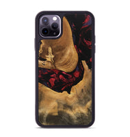 iPhone 11 Pro Max Wood Phone Case - Ophelia (Red, 746782)