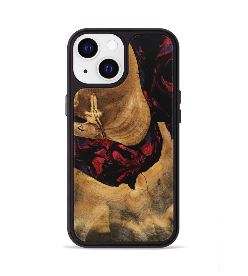 iPhone 13 Wood Phone Case - Ophelia (Red, 746782)