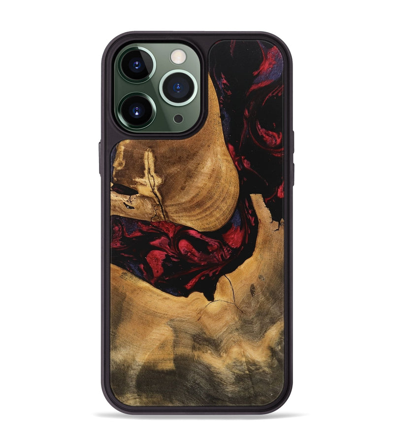 iPhone 13 Pro Max Wood Phone Case - Ophelia (Red, 746782)