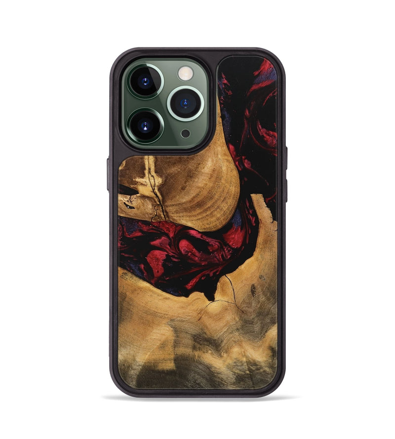 iPhone 13 Pro Wood Phone Case - Ophelia (Red, 746782)