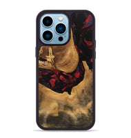 iPhone 14 Pro Max Wood Phone Case - Ophelia (Red, 746782)