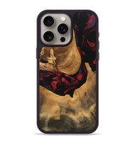 iPhone 15 Pro Max Wood Phone Case - Ophelia (Red, 746782)