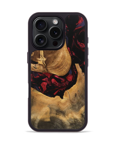 iPhone 16 Pro Wood Phone Case - Ophelia (Red, 746782)