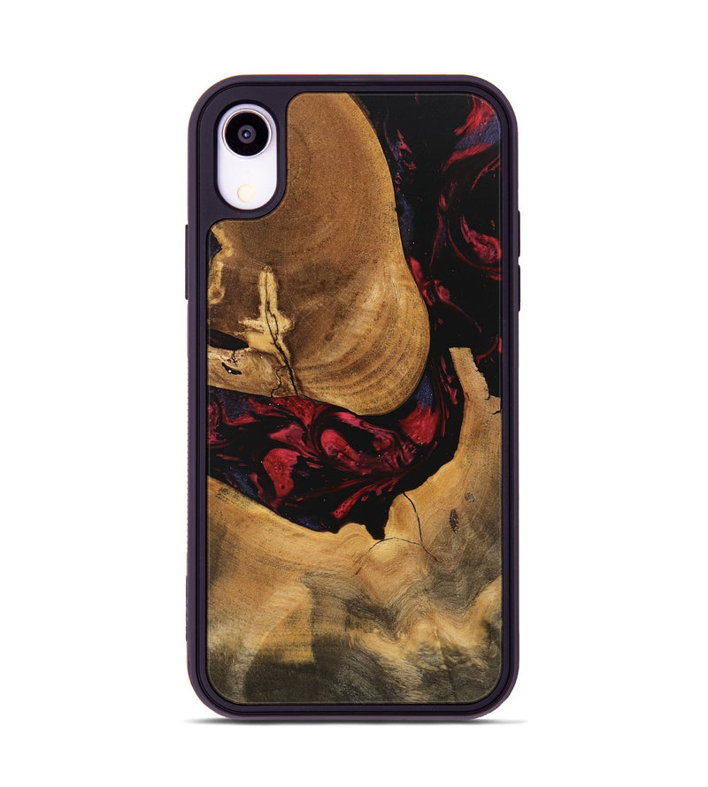 iPhone Xr Wood Phone Case - Ophelia (Red, 746782)