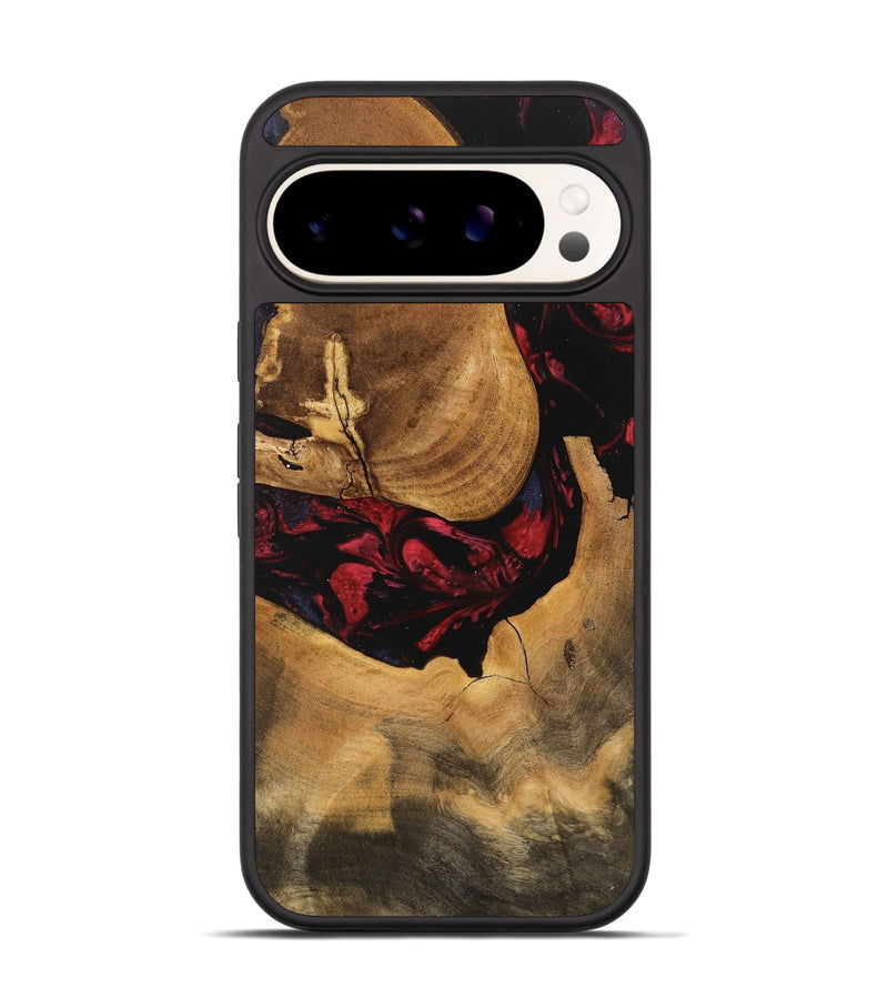 Pixel 9 Pro Wood Phone Case - Ophelia (Red, 746782)