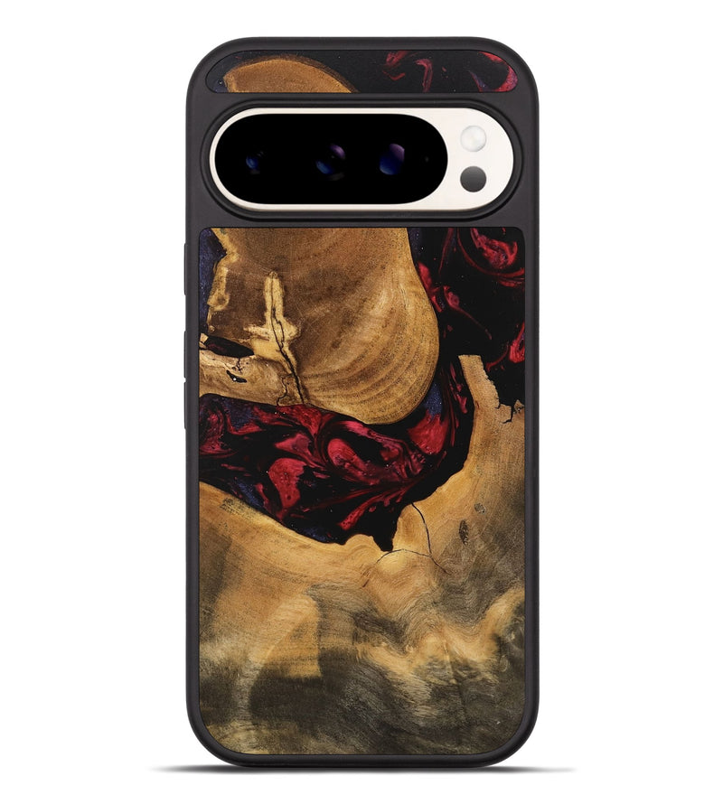 Pixel 9 Pro XL Wood Phone Case - Ophelia (Red, 746782)