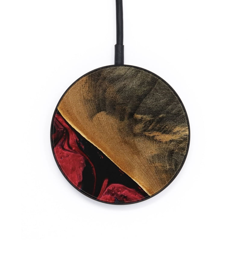 Circle Wood Wireless Charger - Dewayne (Red, 746783)