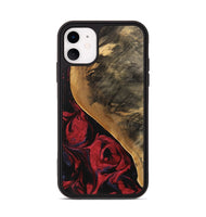 iPhone 11 Wood Phone Case - Dewayne (Red, 746783)