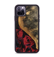 iPhone 11 Pro Max Wood Phone Case - Dewayne (Red, 746783)