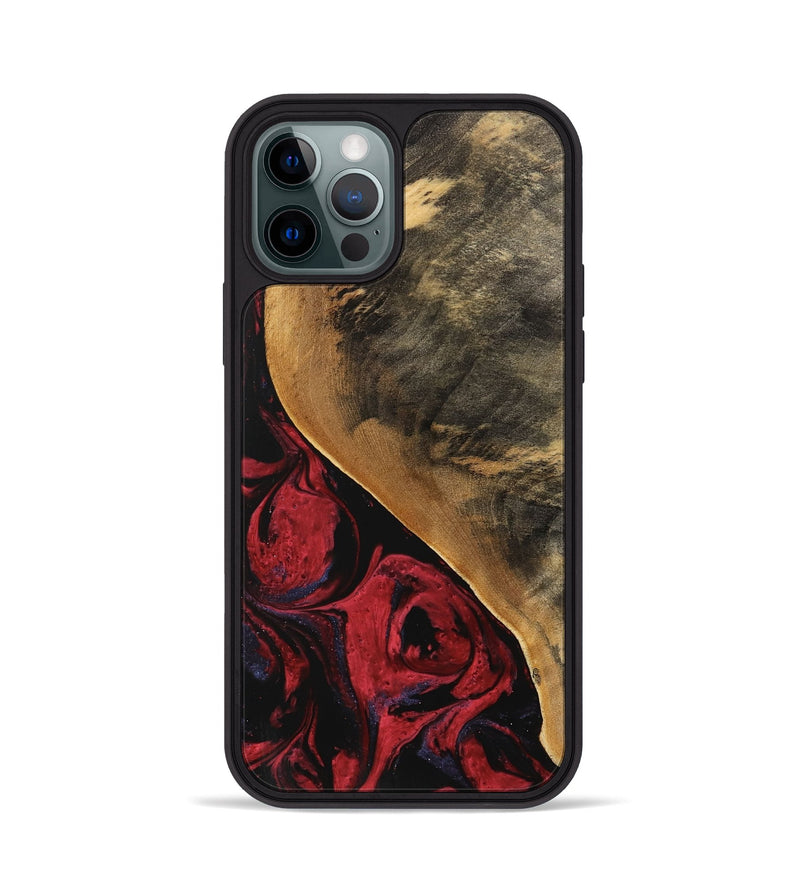 iPhone 12 Pro Wood Phone Case - Dewayne (Red, 746783)