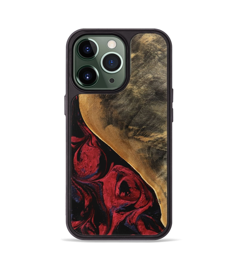 iPhone 13 Pro Wood Phone Case - Dewayne (Red, 746783)