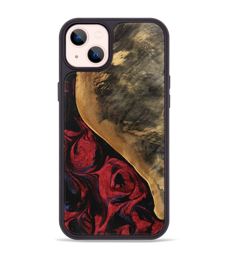 iPhone 14 Plus Wood Phone Case - Dewayne (Red, 746783)