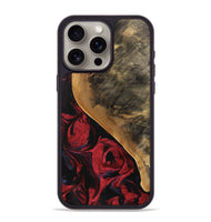 iPhone 15 Pro Max Wood Phone Case - Dewayne (Red, 746783)