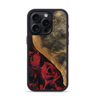 iPhone 15 Pro Wood Phone Case - Dewayne (Red, 746783)