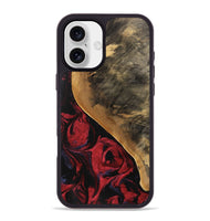 iPhone 16 Plus Wood Phone Case - Dewayne (Red, 746783)