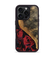 iPhone 16 Pro Wood Phone Case - Dewayne (Red, 746783)