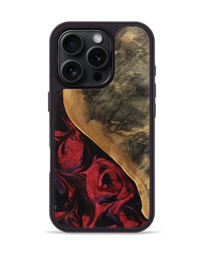 iPhone 16 Pro Wood Phone Case - Dewayne (Red, 746783)