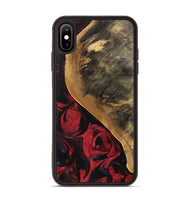 iPhone Xs Max Wood Phone Case - Dewayne (Red, 746783)