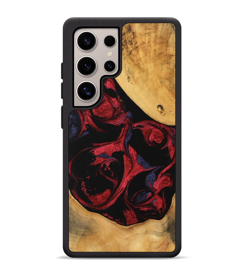 Galaxy S25 Ultra Wood Phone Case - Yoselin (Red, 746784)