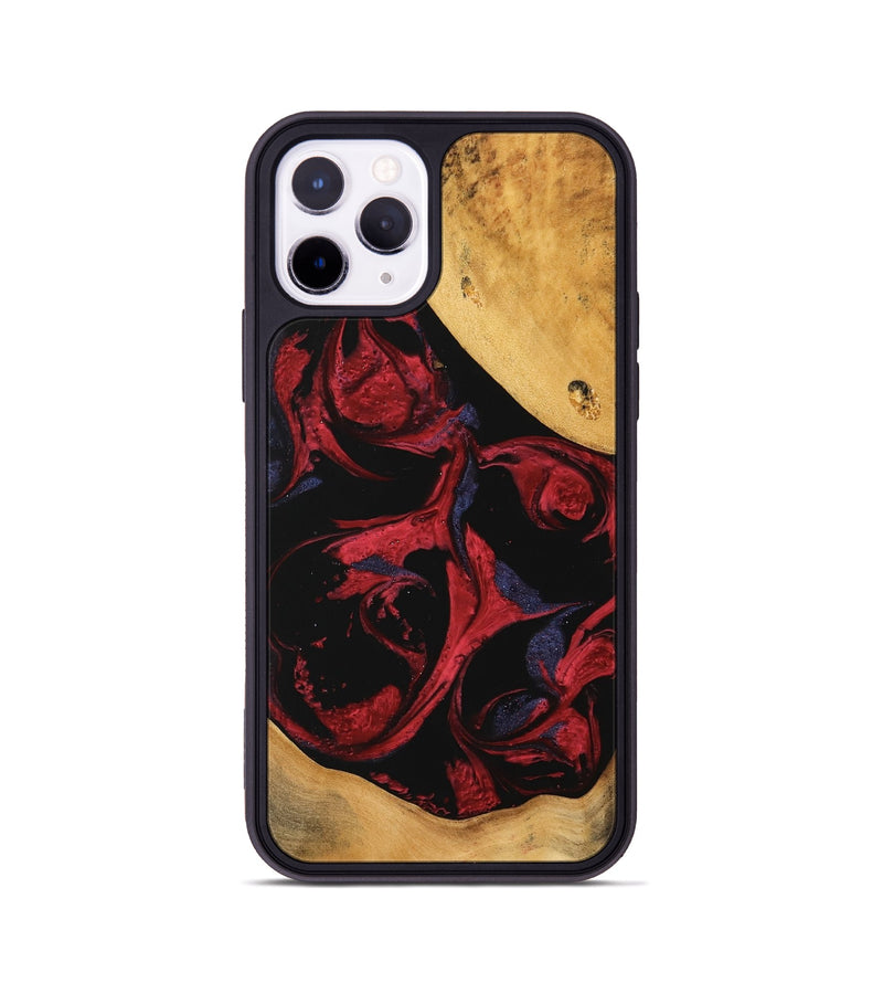 iPhone 11 Pro Wood Phone Case - Yoselin (Red, 746784)