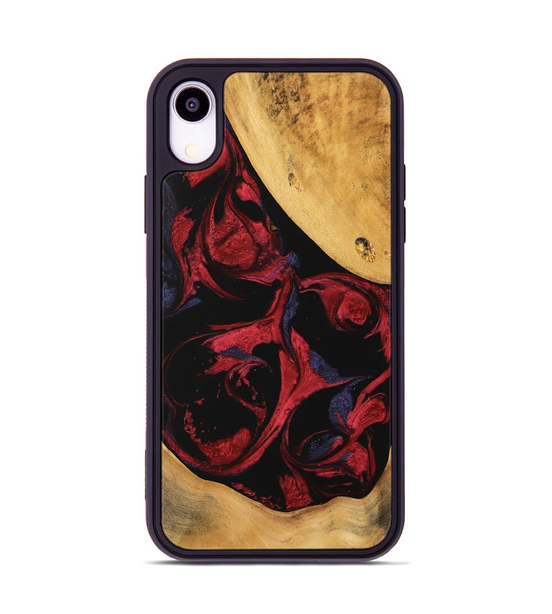 iPhone Xr Wood Phone Case - Yoselin (Red, 746784)