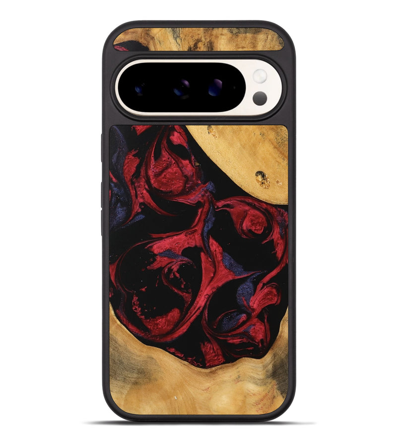 Pixel 9 Pro XL Wood Phone Case - Yoselin (Red, 746784)