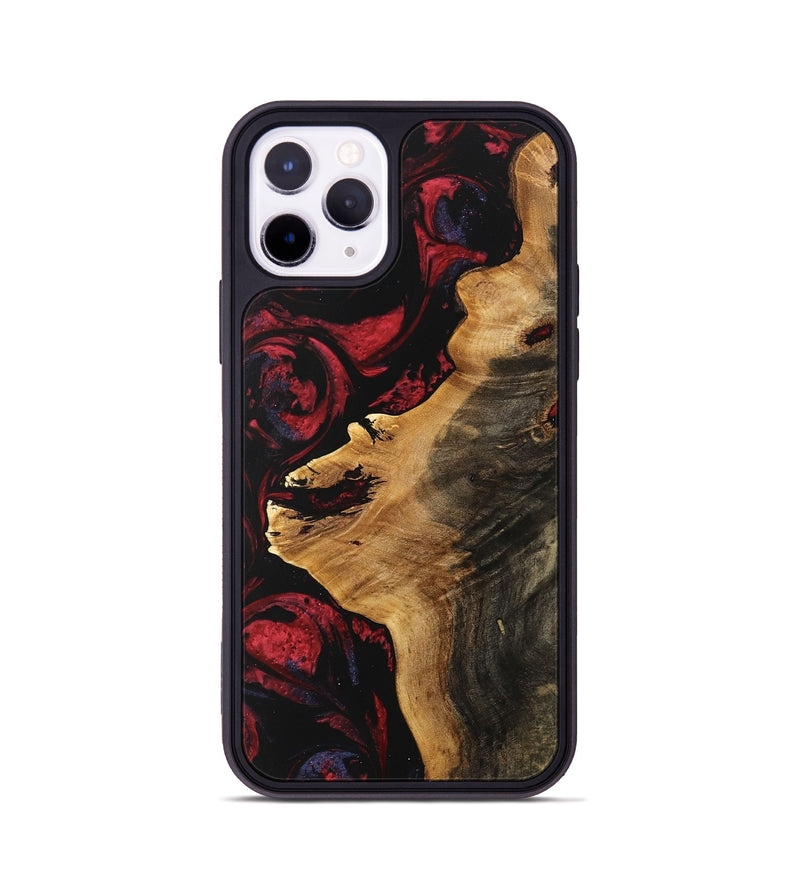 iPhone 11 Pro Wood Phone Case - Anabel (Red, 746785)