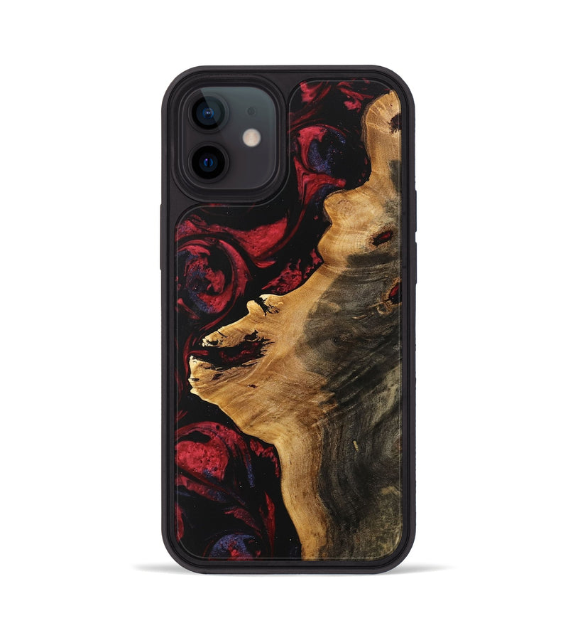 iPhone 12 Wood Phone Case - Anabel (Red, 746785)