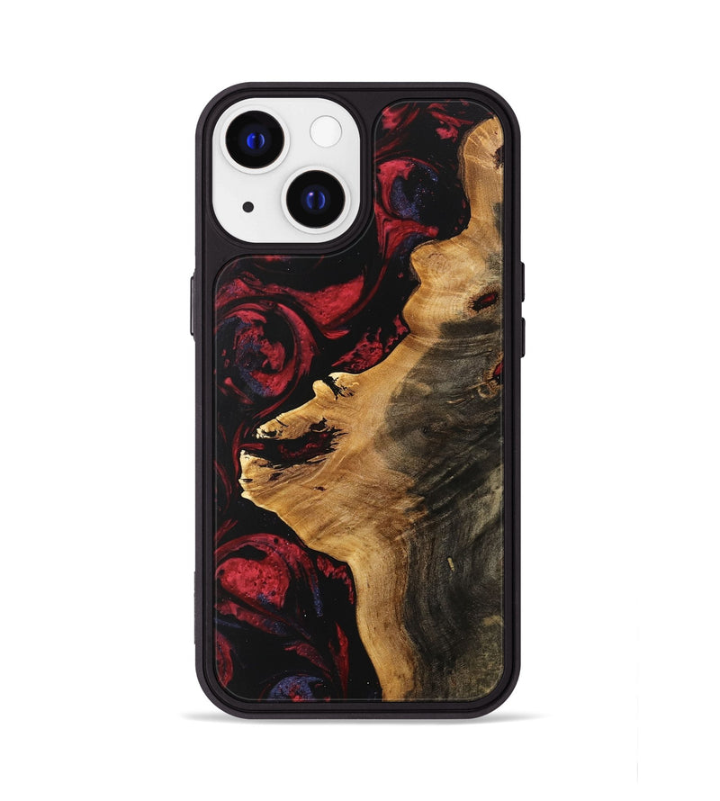 iPhone 13 Wood Phone Case - Anabel (Red, 746785)