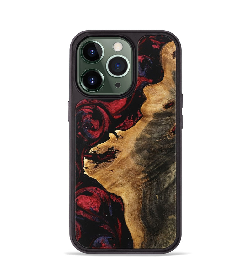 iPhone 13 Pro Wood Phone Case - Anabel (Red, 746785)