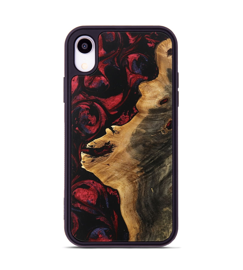 iPhone Xr Wood Phone Case - Anabel (Red, 746785)