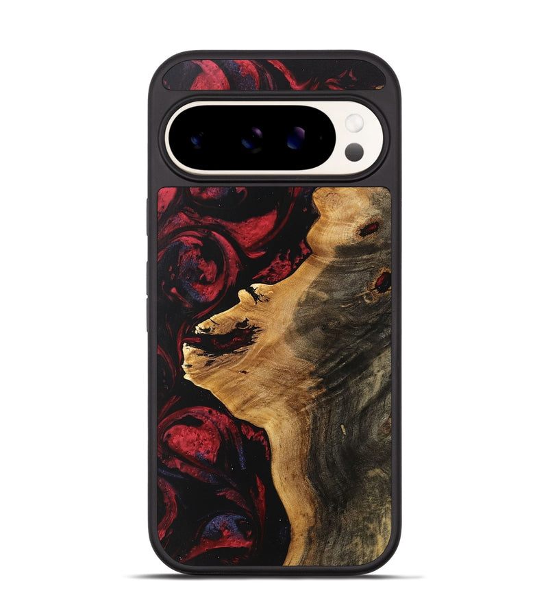 Pixel 9 Pro Wood Phone Case - Anabel (Red, 746785)