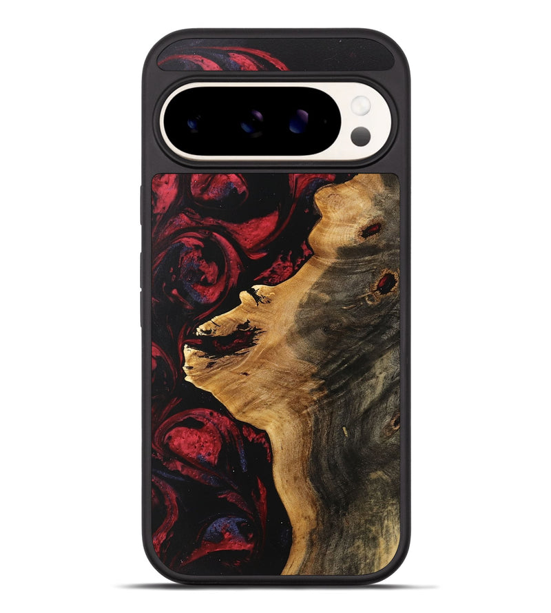 Pixel 9 Pro XL Wood Phone Case - Anabel (Red, 746785)