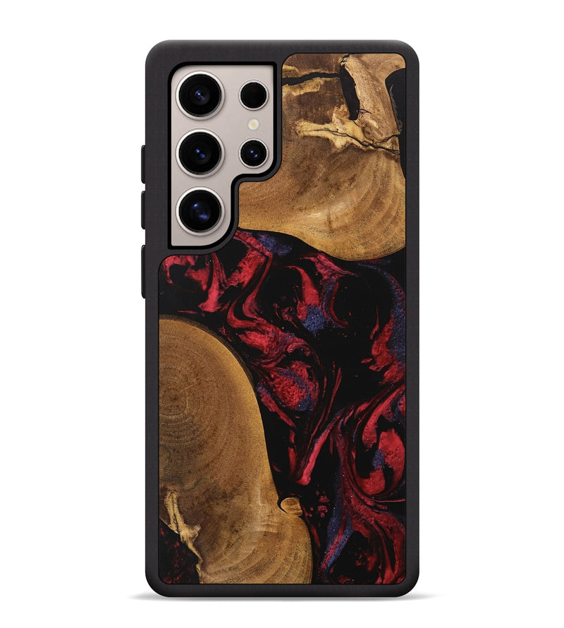 Galaxy S25 Ultra Wood Phone Case - Cora (Red, 746786)