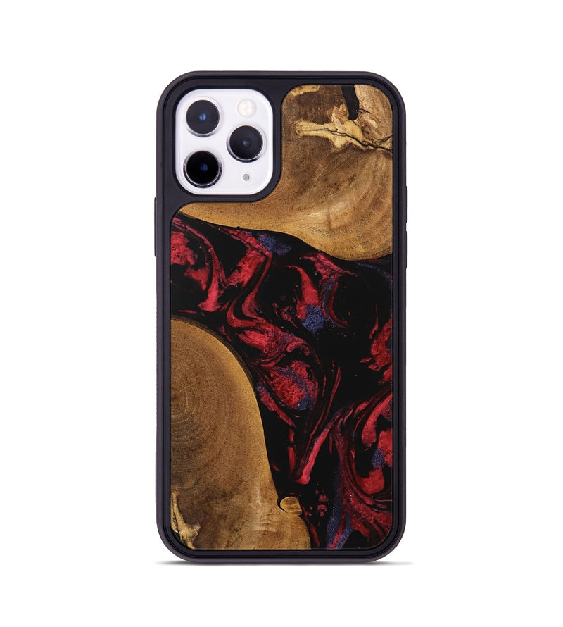 iPhone 11 Pro Wood Phone Case - Cora (Red, 746786)