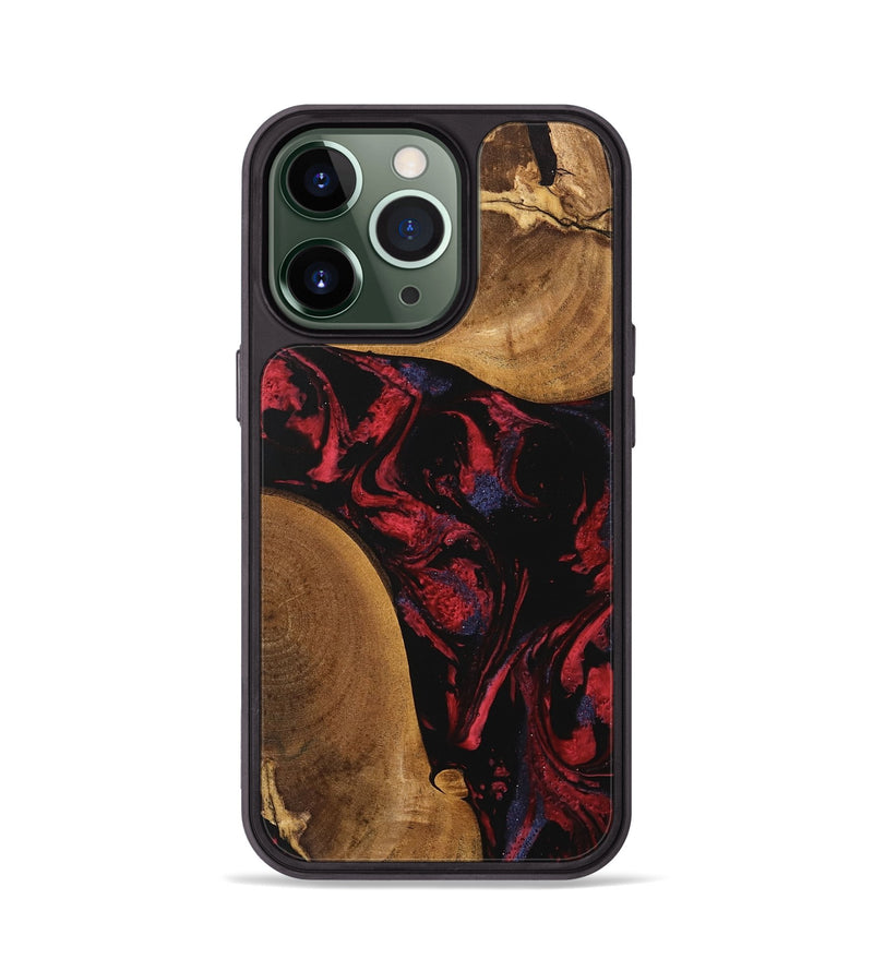 iPhone 13 Pro Wood Phone Case - Cora (Red, 746786)