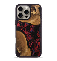 iPhone 16 Pro Max Wood Phone Case - Cora (Red, 746786)