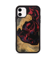 iPhone 11 Wood Phone Case - Katlynn (Red, 746789)