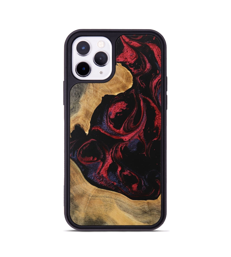 iPhone 11 Pro Wood Phone Case - Katlynn (Red, 746789)