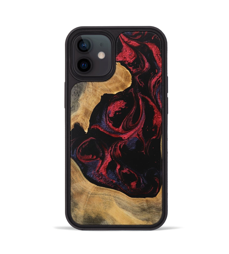 iPhone 12 Wood Phone Case - Katlynn (Red, 746789)