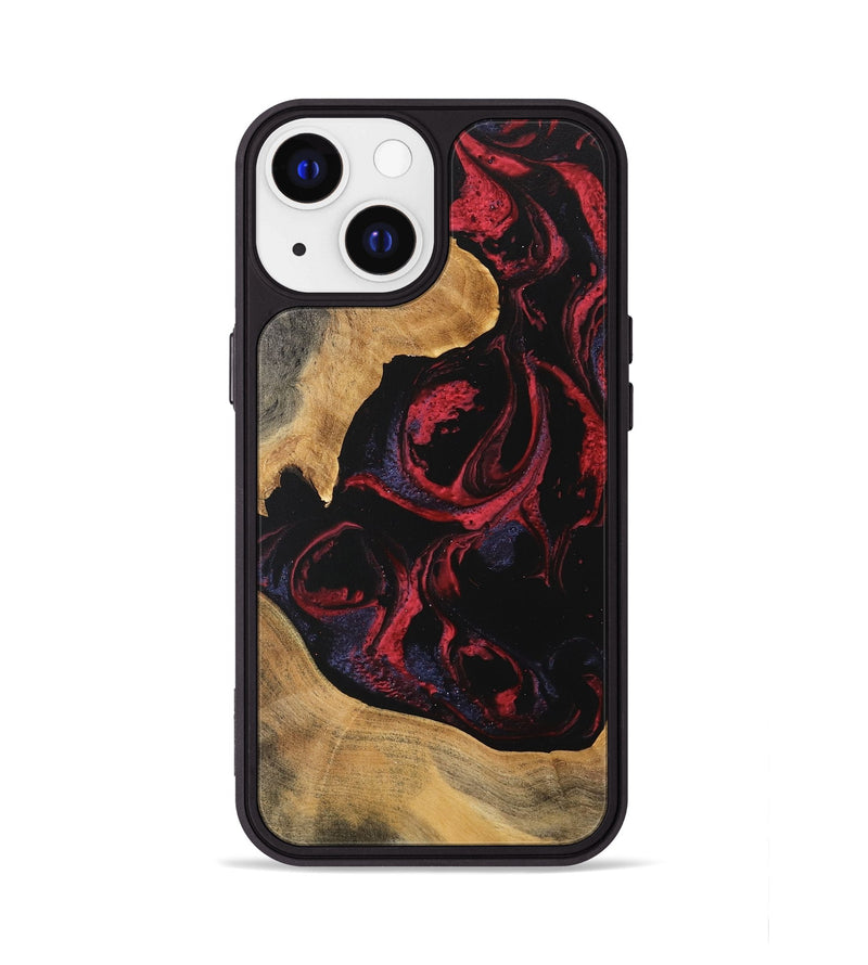 iPhone 13 Wood Phone Case - Katlynn (Red, 746789)