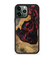 iPhone 13 Pro Max Wood Phone Case - Katlynn (Red, 746789)