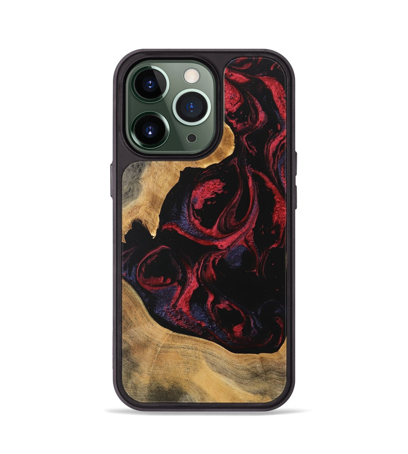 iPhone 13 Pro Wood Phone Case - Katlynn (Red, 746789)