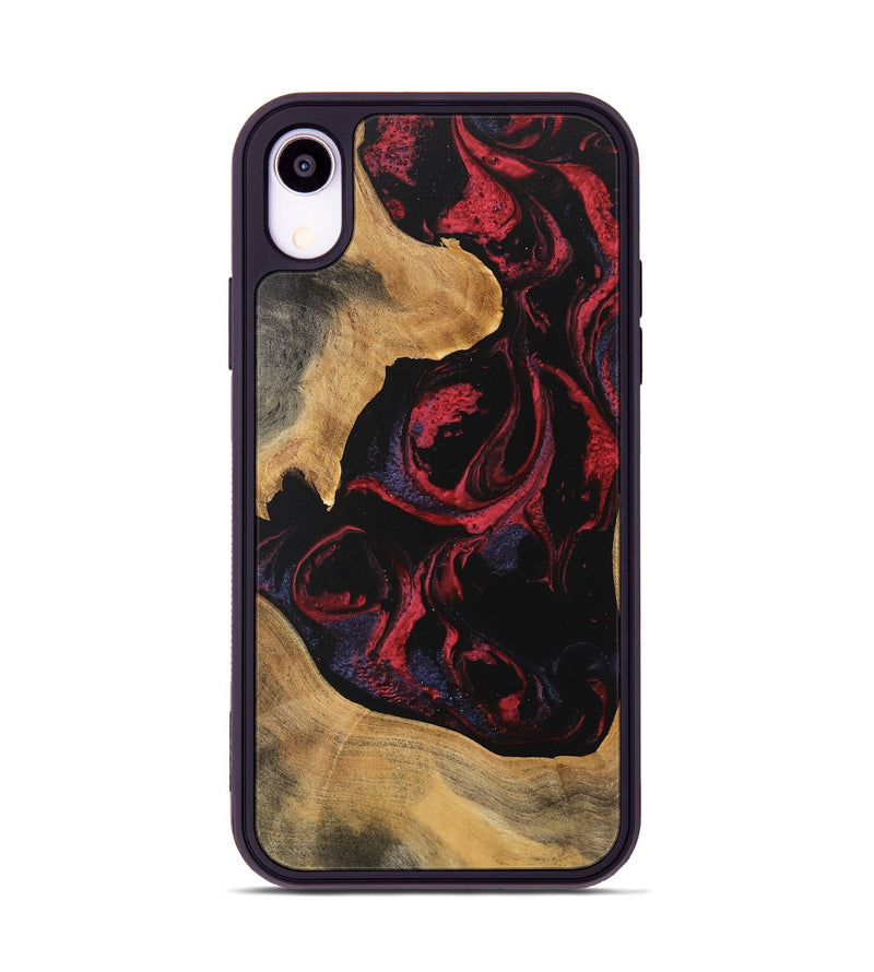 iPhone Xr Wood Phone Case - Katlynn (Red, 746789)