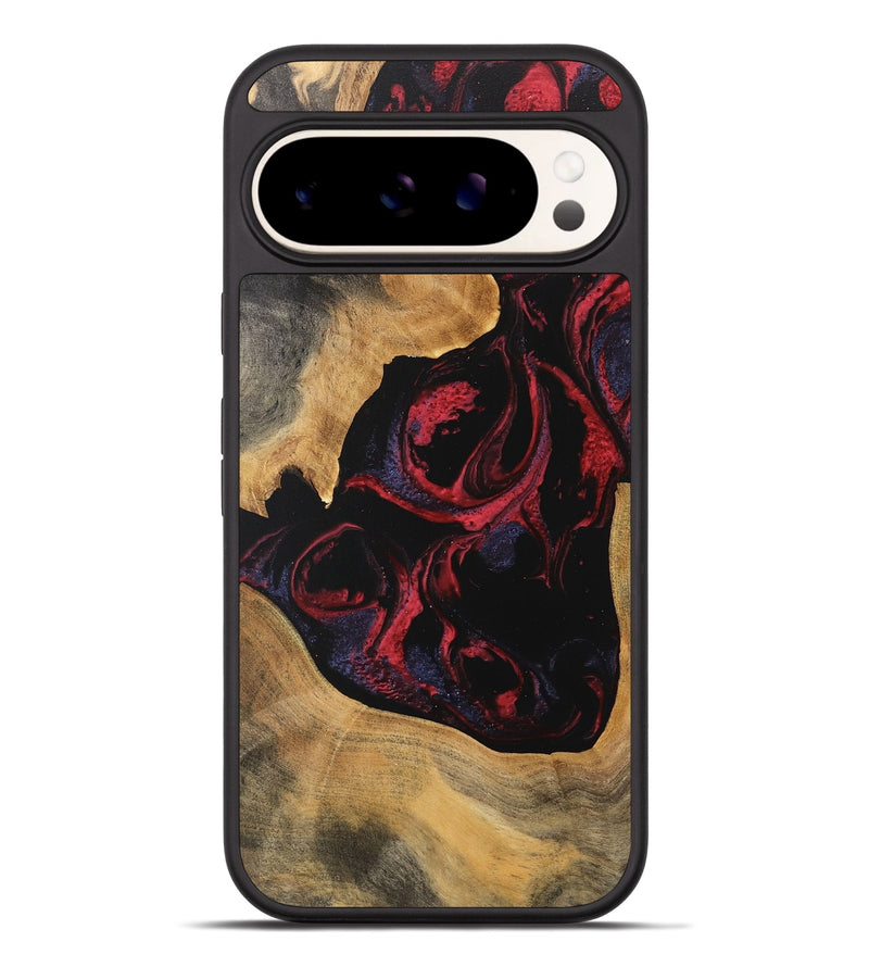 Pixel 9 Pro XL Wood Phone Case - Katlynn (Red, 746789)