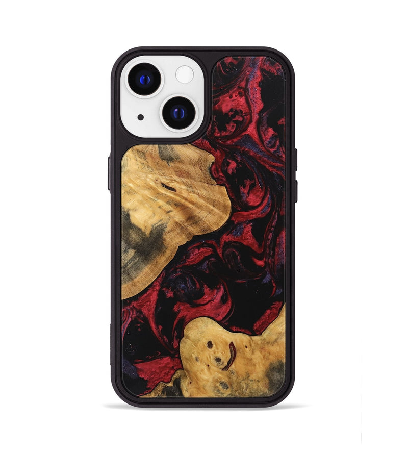 iPhone 13 Wood Phone Case - Jewell (Red, 746793)